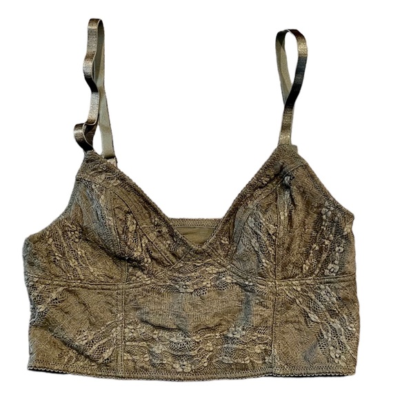 Free People Other - FREE PEOPLE Lace Longline Bralette Size Small NWT!!!